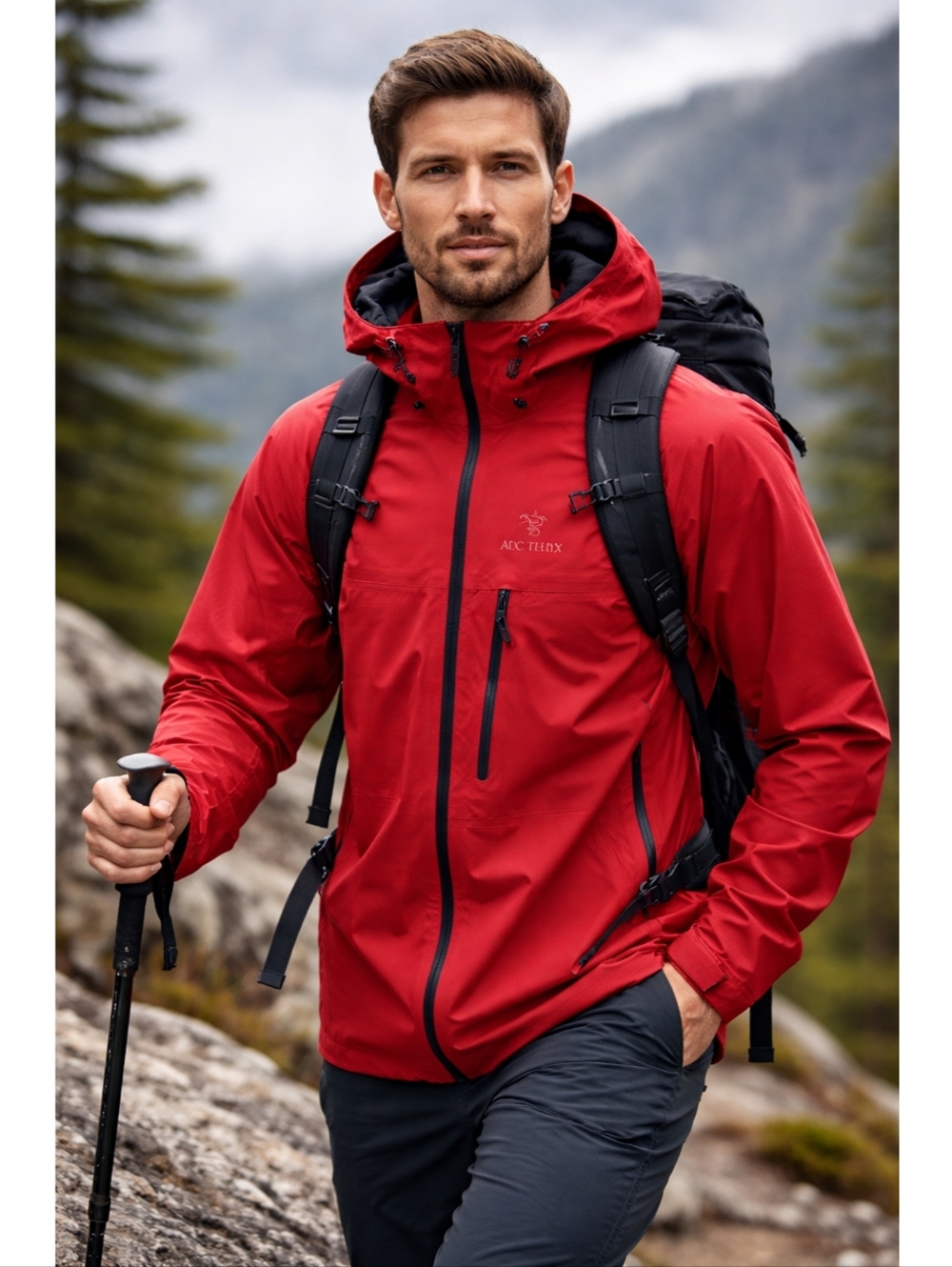 Arc'teryx | Vintage Men's Gore-Tex Sangria Shell Jacket Size XL